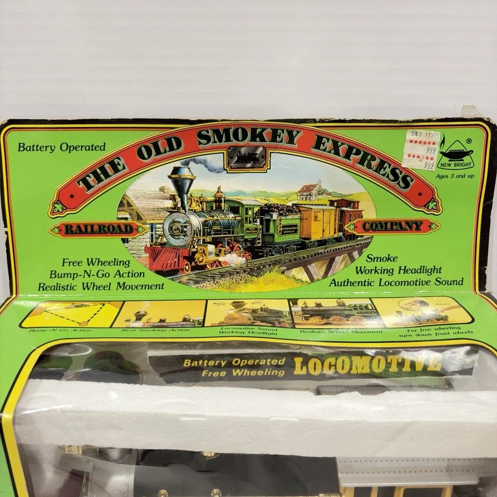 Vintage The Old Smokey Express Railroad Company Locomotive.  #2145. Train